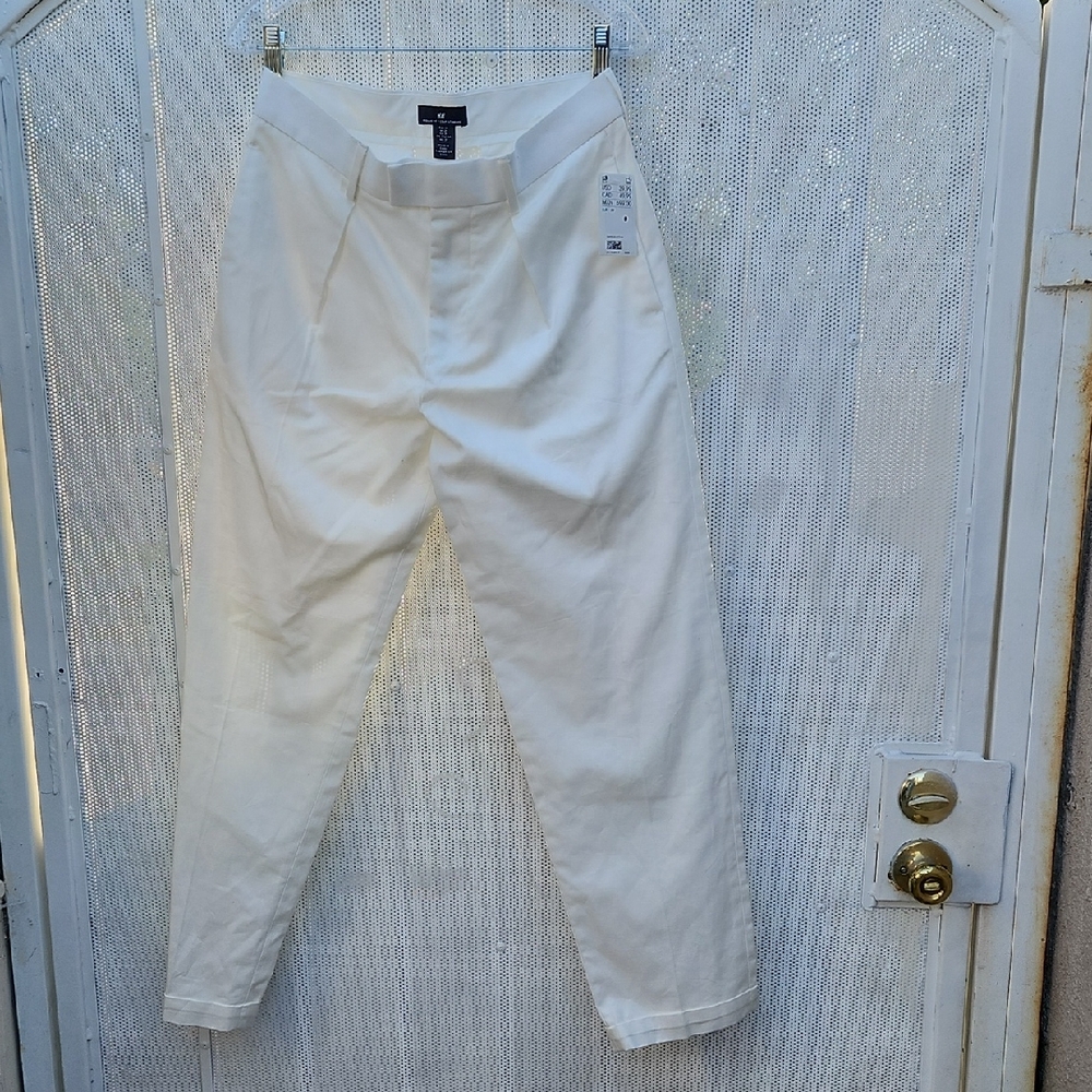 H&M White 100% Cotton Men's Chinos